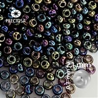 Preciosa Seed beads 11/0 2,1 mm Iris Blue 59135 50 g