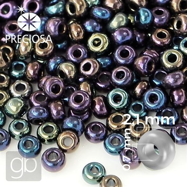 Preciosa Seed beads 11/0 2,1 mm Iris 19135 50 g