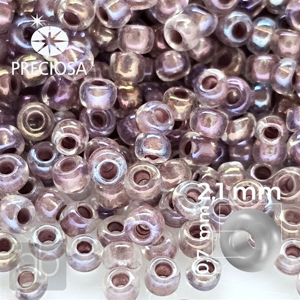 Preciosa Seed beads 11/0 2,1 mm Purple 58142 50 g