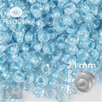 Preciosa Seed beads 11/0 2,1 mm Blue 38662 50 g