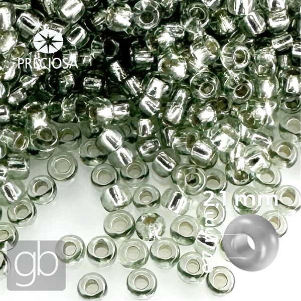 Preciosa Seed beads 11/0 2,1 mm Green 78662 20 g