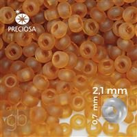 Preciosa Seed beads 11/0 2,1 mm Brown MATT 10090 50 g