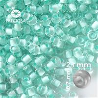 Preciosa Seed beads 11/0 2,1 mm Green 38653 50 g