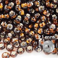 Preciosa Seed beads 11/0 2,1 mm Brown 17140 50 g