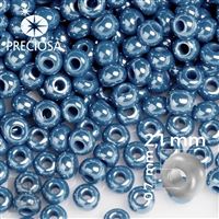 Preciosa Seed beads 11/0 2,1 mm Blue 35036B 20 g