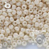 Preciosa Seed beads 11/0 2,1 mm Beige 03281 50 g