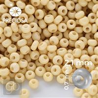 Preciosa Seed beads 11/0 2,1 mm Beige 03251 50 g