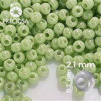 Preciosa Seed beads 11/0 2,1 mm Green 53411 50 g