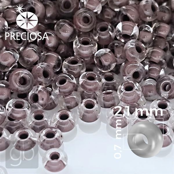 Preciosa Seed beads 11/0 2,1 mm Brown 38618 50 g