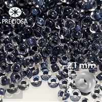 Preciosa Seed beads 11/0 2,1 mm Blue 01006B 20 g