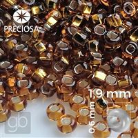 Preciosa Seed beads 12/0 1,9 mm Brown 17090 20 g