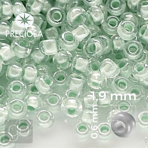 Preciosa Seed beads 12/0 1,9 mm Green 38654 50 g