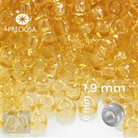 Preciosa Seed beads 12/0 1,9 mm Yellow 10020 20 g