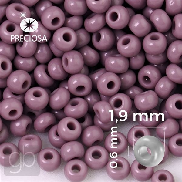 Preciosa Seed beads 12/0 1,9 mm Purple 23020 20 g