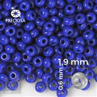 Preciosa Seed beads 12/0 1,9 mm Blue 33050 20 g