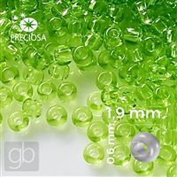 Preciosa Seed beads 12/0 1,9 mm Green 50220 20 g