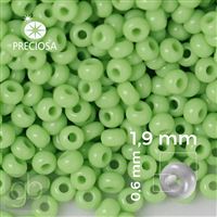 Preciosa Seed beads 12/0 1,9 mm Green 53410 20 g