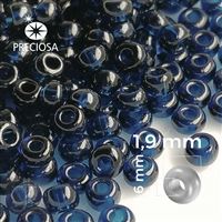 Preciosa Seed beads 12/0 1,9 mm Blue 60100 20 g