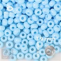 Preciosa Seed beads 12/0 1,9 mm Blue 63000 20 g