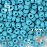 Preciosa Seed beads 12/0 1,9 mm Blue 63030 20 g