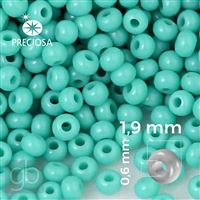 Preciosa Seed beads 12/0 1,9 mm Turquoise 63130 20 g