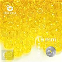 Preciosa Seed beads 12/0 1,9 mm Yellow 80010 20 g