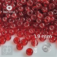 Preciosa Seed beads 12/0 1,9 mm Red 90090 20 g