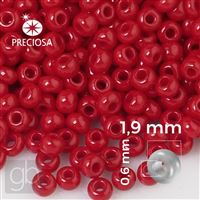 Preciosa Seed beads 12/0 1,9 mm Red 93210 20 g