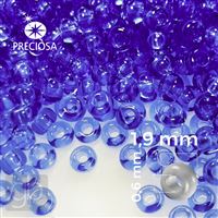 Preciosa Seed beads 12/0 1,9 mm Blue 30030 20 g