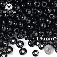 Preciosa Seed Beads 12/0 1,9 mm Black 23980 20 g