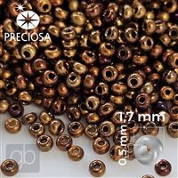 Preciosa Seed beads 13/0 1,7 mm Brown IRIS 59145 20 g