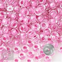 Preciosa Seed beads 13/0 1,7 mm Pink 38123 20 g