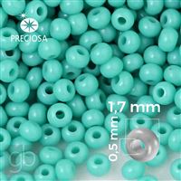 Preciosa Seed beads 13/0 1,7 mm Turquoise 63130 20 g