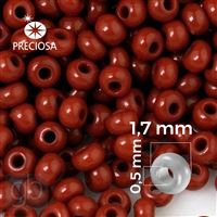 Preciosa Seed beads 13/0 1,7 mm Brown 93300 20 g