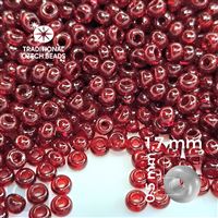 Preciosa Seed beads 13/0 1,7 mm Red 90120 20 g