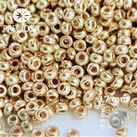 Preciosa Seed beads 13/0 1,7 mm Golden 18581 20 g