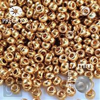 Preciosa Seed beads 13/0 1,7 mm Golden 18583 20 g