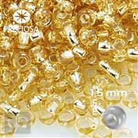 Preciosa Seed beads 15/0 1,5 mm Yellow 17020 20 g