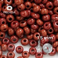 Preciosa Seed beads 15/0 1,5 mm Brown 13600 20 g