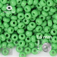 Preciosa Seed beads 15/0 1,5 mm Green 53210 20 g