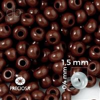 Preciosa Seed beads 15/0 1,5 mm Brown 93300 20 g