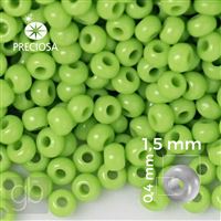 Preciosa Seed beads 15/0 1,5 mm Green 53310 20 g