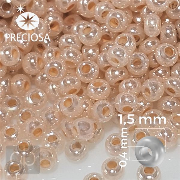 Preciosa Seed Beads 15/0 1,5 mm Orange 37389 50 g