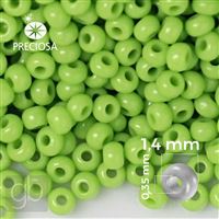 Preciosa Seed beads 16/0 1,4 mm Green 53310 20 g