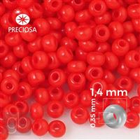 Preciosa Seed beads 16/0 1,4 mm Red 93170 20 g