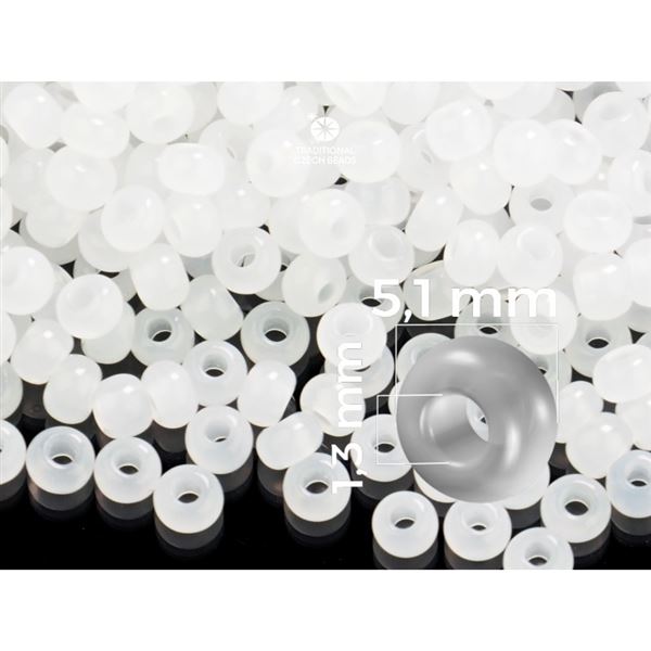 Preciosa Seed beads 4/0 5,1 mm White (02090) 20 g