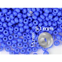 Preciosa Seed beads 4/0 5,1 mm Blue (33040) 20 g