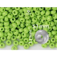 Preciosa Seed beads 4/0 5,1 mm Green (53310) 20 g