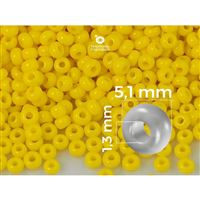 Preciosa Seed beads 4/0 5,1 mm Yellow (83110) 20 g