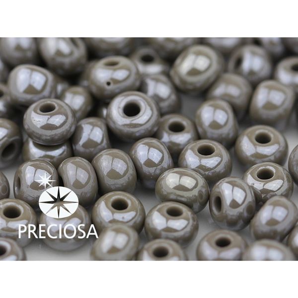 Preciosa Seed beads 4/0 5,1 mm Grey (48020) 20 g